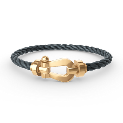 [Avelora]FORCE LARGE HORSESHOE BRACELET - GOLD
