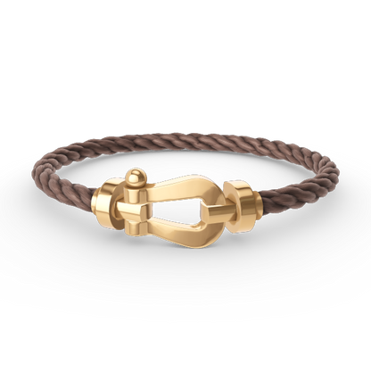 [Avelora]FORCE LARGE HORSESHOE BRACELET - GOLD