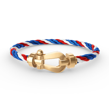 [Avelora]FORCE LARGE HORSESHOE BRACELET - GOLD