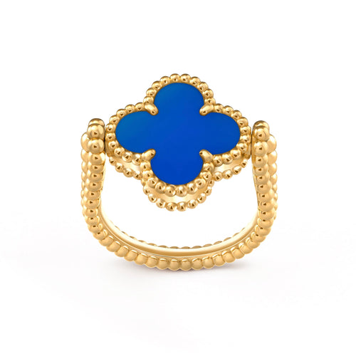 [Avelora]LUCKY CLOVER GOLD REVERSIBLE RING