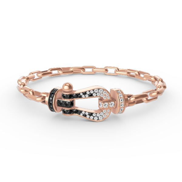[Avelora]FORCE LARGE HORSESHOE CLASP METAL BRACELET