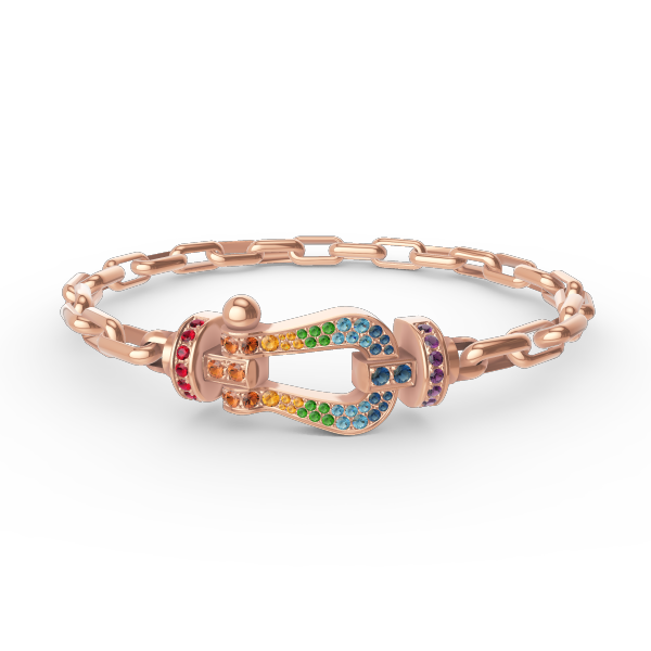[Avelora]FORCE LARGE HORSESHOE CLASP METAL BRACELET