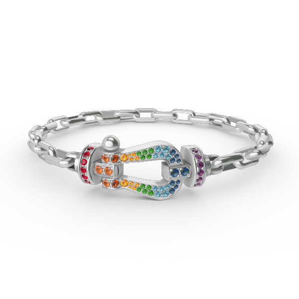[Avelora]FORCE LARGE HORSESHOE CLASP METAL BRACELET