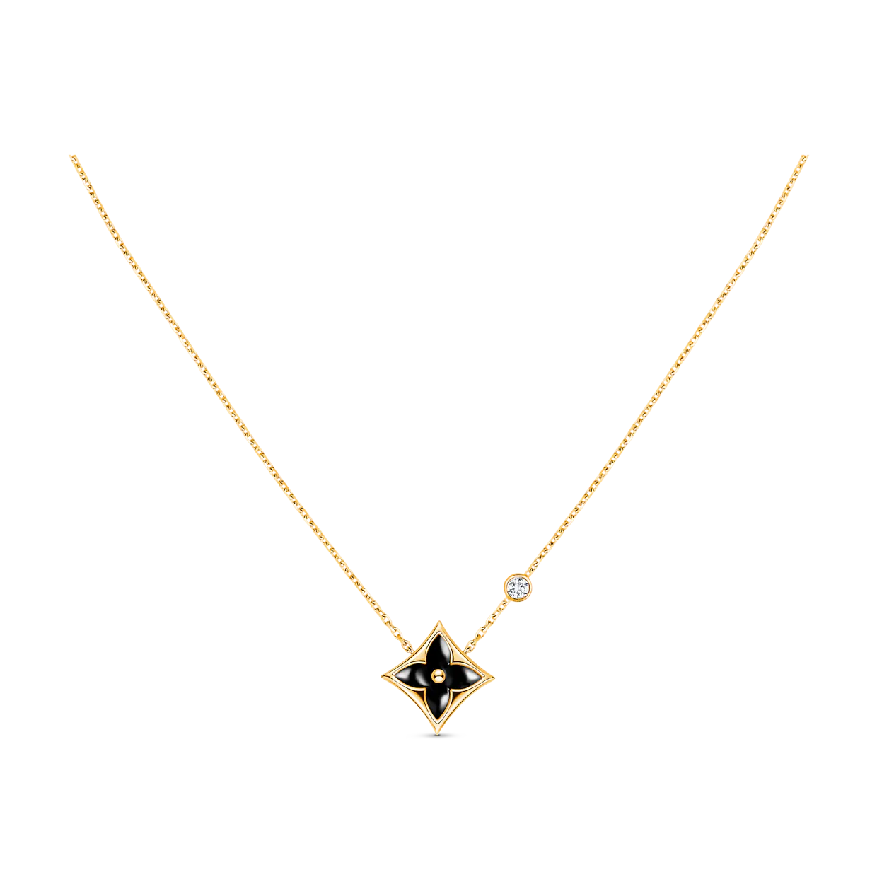 [Avelora]STAR BLACK MOP NECKLACE