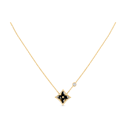 [Avelora]STAR BLACK MOP NECKLACE