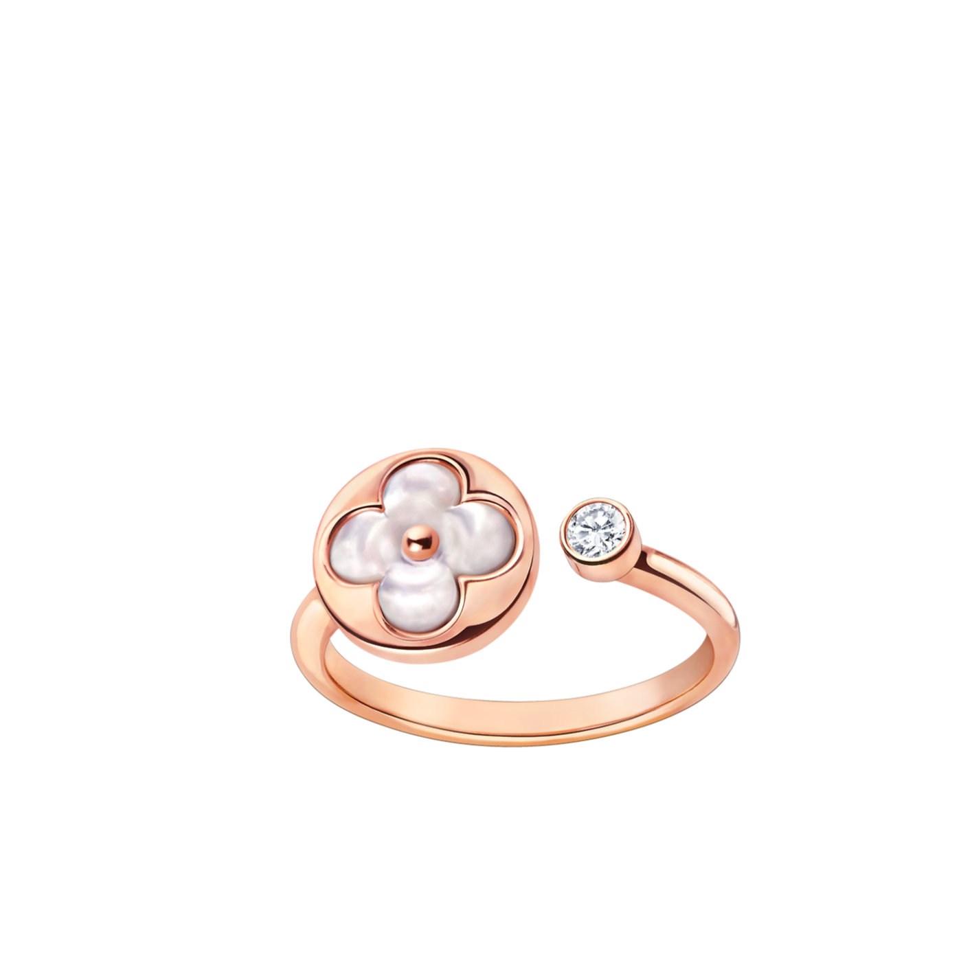 [Avelora]SUN 1 DIAMOND PINK MOP RING