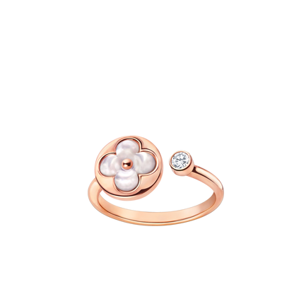 [Avelora]SUN 1 DIAMOND PINK MOP RING