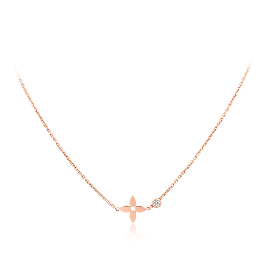 [Avelora]BLOSSOM PENDANT ROSE GOLD AND DIAMOND