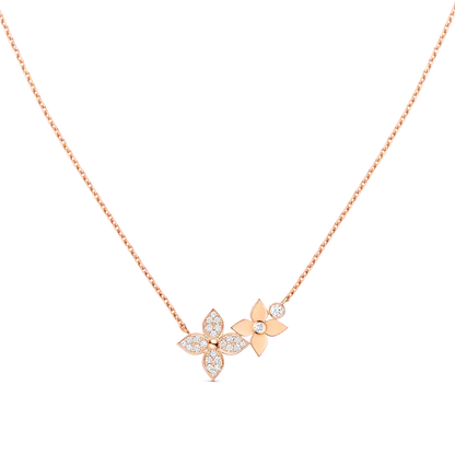 [Avelora]STAR BLOSSOM NECKLACE ROSE GOLD DIAMONDS