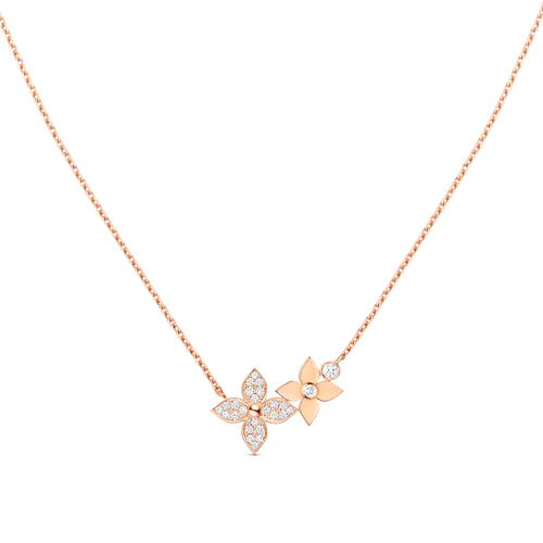 [Avelora]STAR BLOSSOM NECKLACE ROSE GOLD DIAMONDS