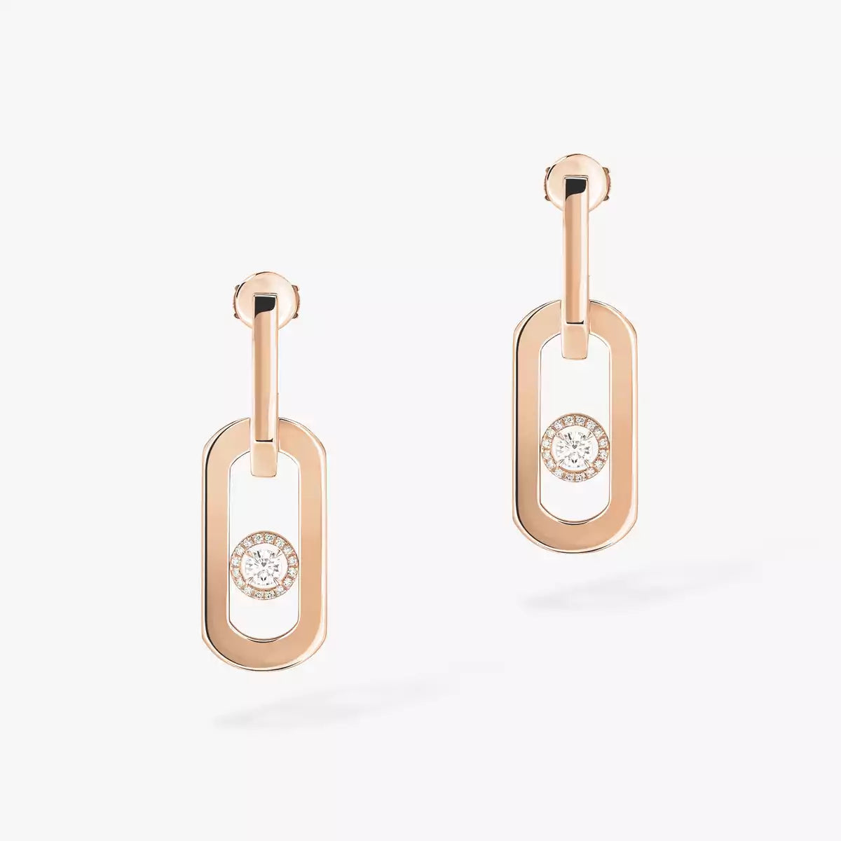 [Avelora]SO MOVE XL DIAMOND HOOP EARRINGS