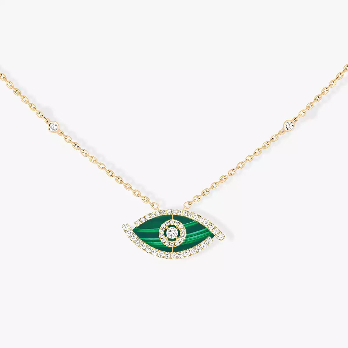[Avelora]LUCKY EYE DIAMOND NECKLACE