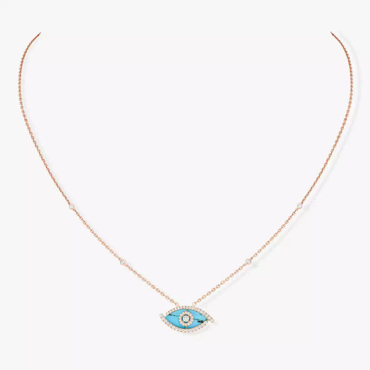 [Avelora]LUCKY EYE DIAMOND NECKLACE
