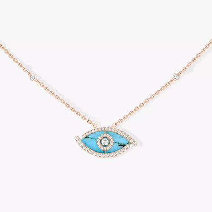 [Avelora]LUCKY EYE DIAMOND NECKLACE