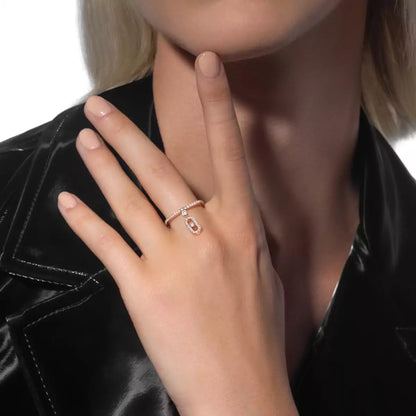 [Avelora]MOVE UNO DIAMOND RING