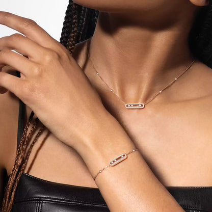 [Avelora]PAVÉ BABY MOVE DIAMOND BRACELET