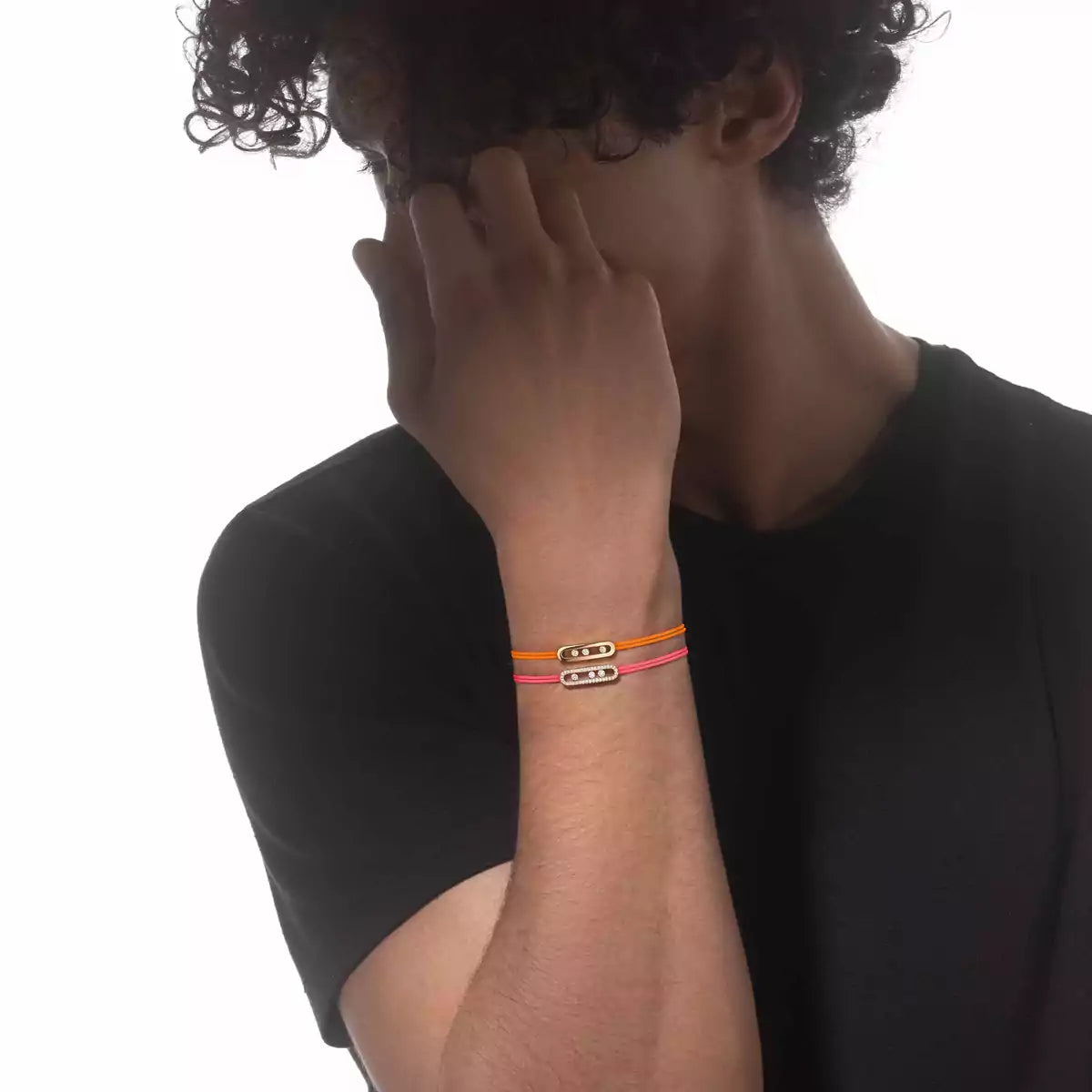 [Avelora]CARE(S) PAVÉ CORD BRACELET