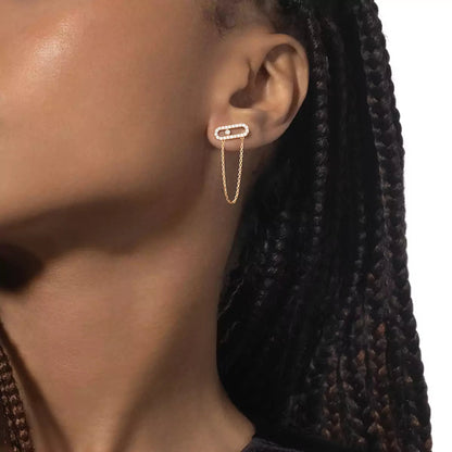 [Avelora]MOVE UNO ALL DIAMOND STUD EARRINGS