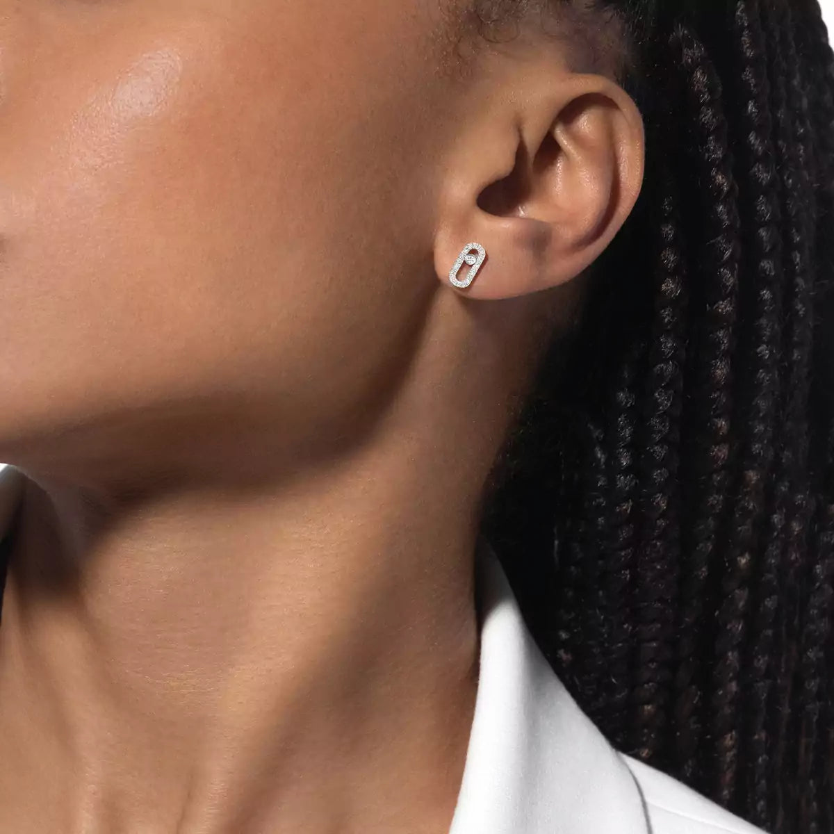 [Avelora]MOVE UNO DIAMOND EARRINGS