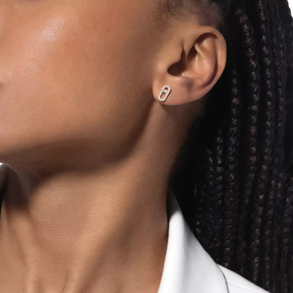 [Avelora]MOVE UNO DIAMOND EARRINGS