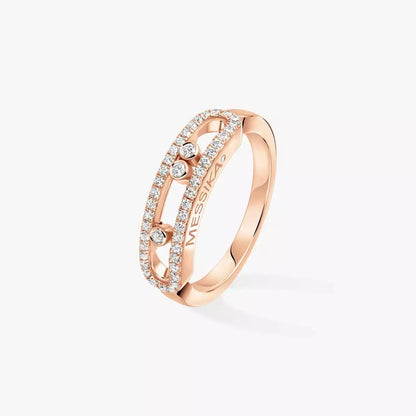 [Avelora]BABY MOVE PAVÉ DIAMOND RING