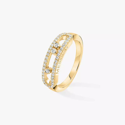 [Avelora]BABY MOVE PAVÉ DIAMOND RING