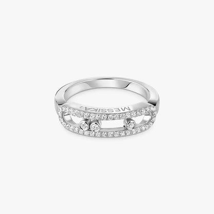 [Avelora]BABY MOVE PAVÉ DIAMOND RING