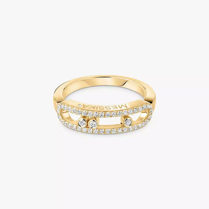 [Avelora]BABY MOVE PAVÉ DIAMOND RING