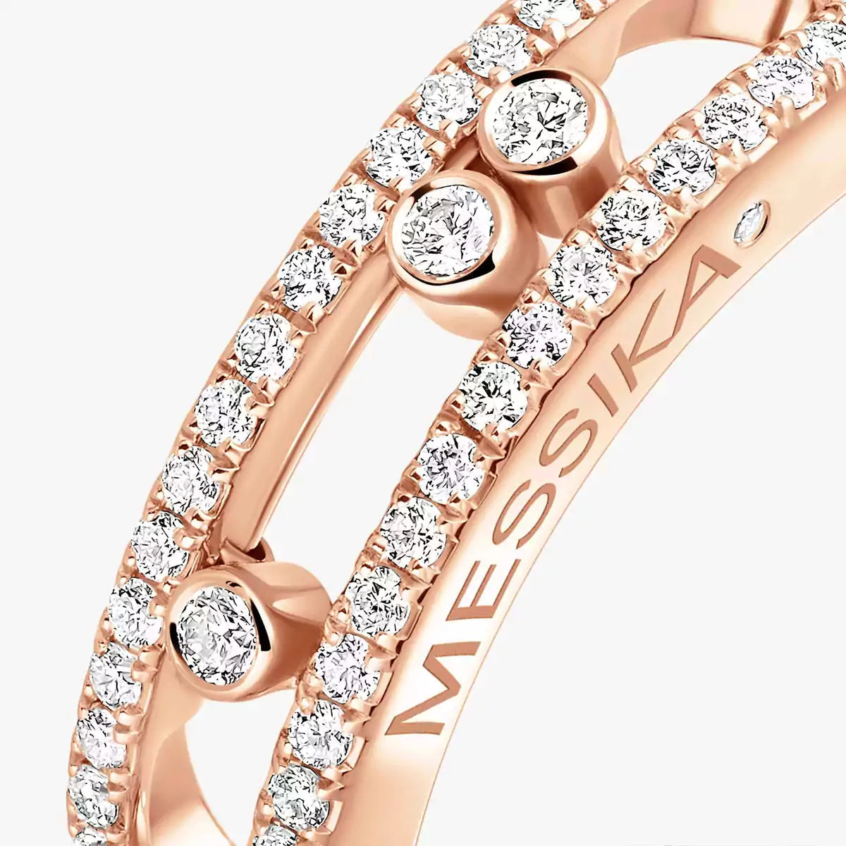 [Avelora]BABY MOVE PAVÉ DIAMOND RING