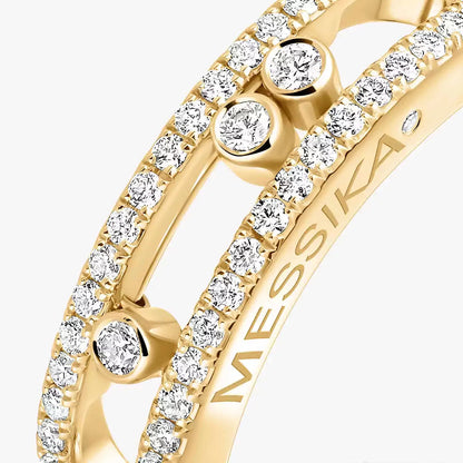[Avelora]BABY MOVE PAVÉ DIAMOND RING