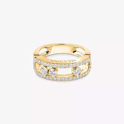 [Avelora]BABY MOVE PAVÉ DIAMOND RING