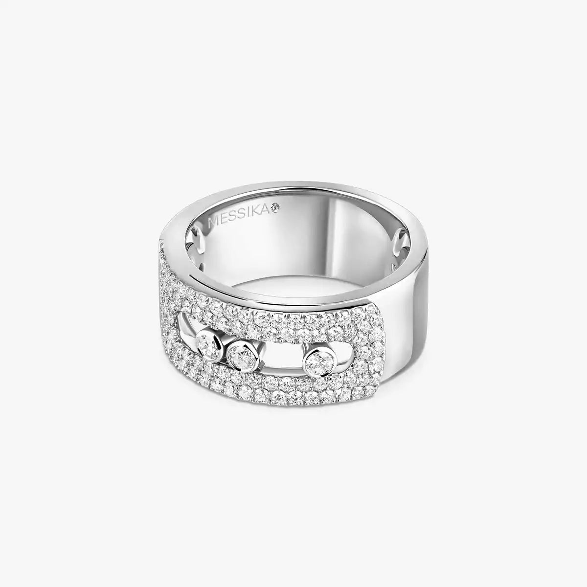[Avelora]MOVE NOA PAVÉ DIAMOND INTERLOCKING RING