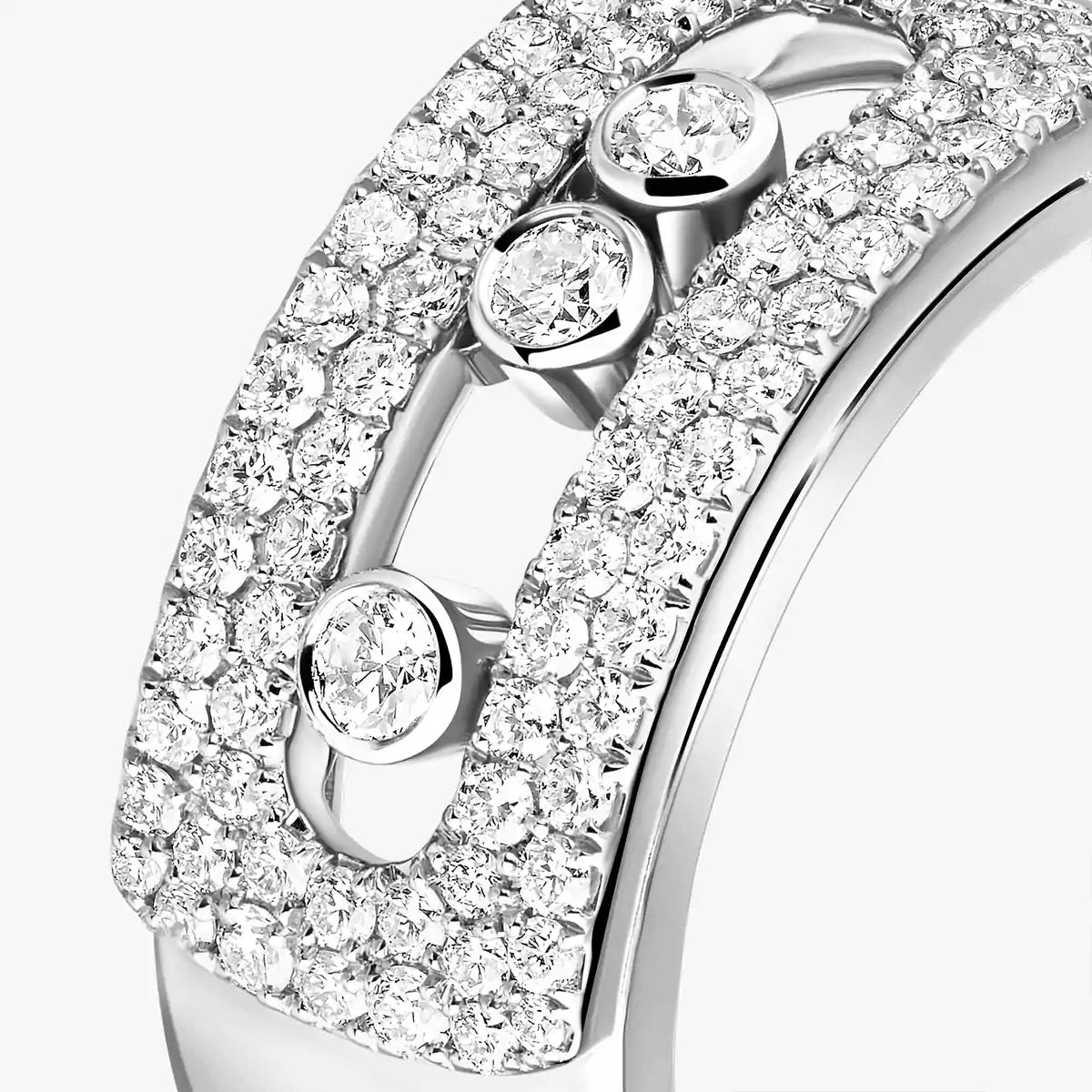 [Avelora]MOVE NOA PAVÉ DIAMOND INTERLOCKING RING