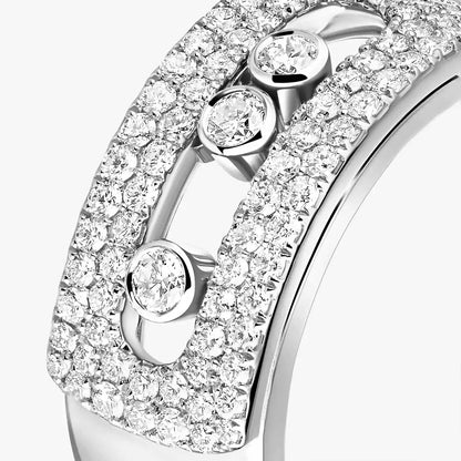 [Avelora]MOVE NOA PAVÉ DIAMOND INTERLOCKING RING