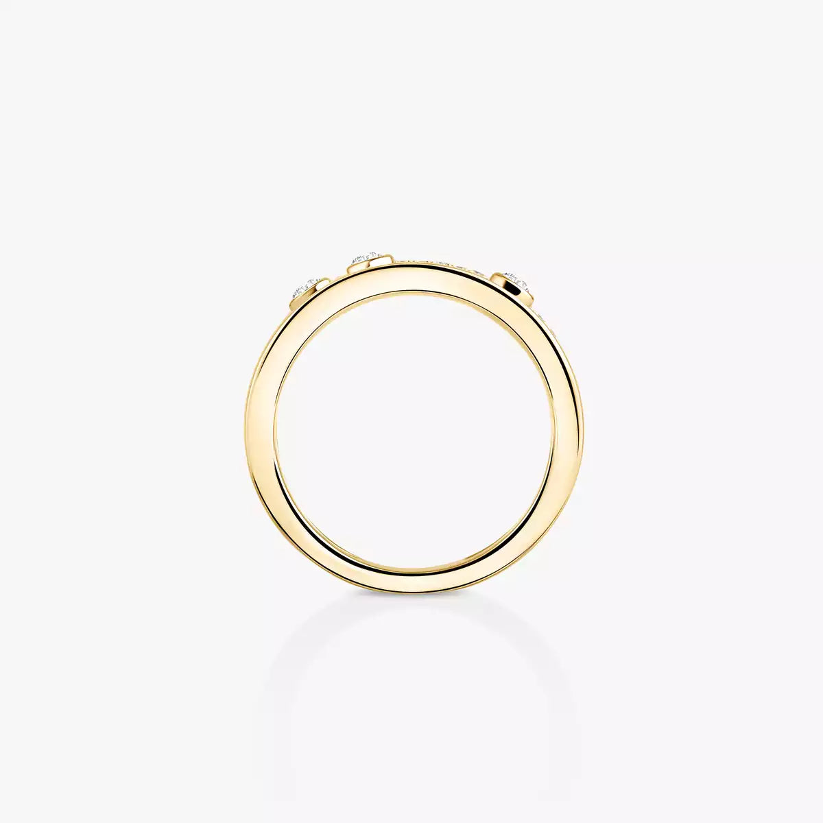 [Avelora]MOVE NOA PAVÉ DIAMOND INTERLOCKING RING