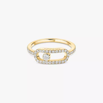 [Avelora]MOVE UNO FULL PAVÉ DIAMOND RING