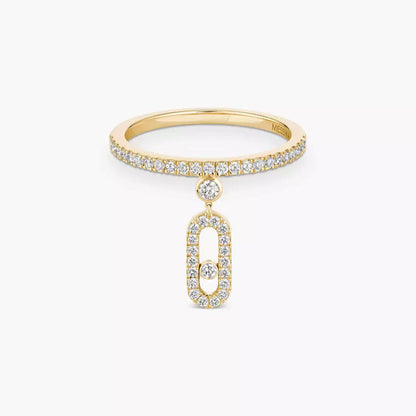 [Avelora]MOVE UNO DIAMOND RING