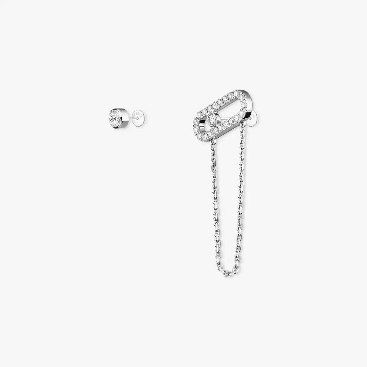[Avelora]MOVE UNO ALL DIAMOND STUD EARRINGS
