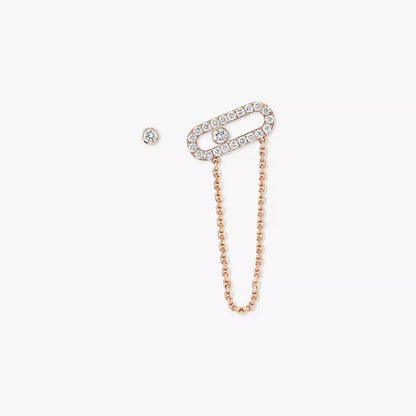 [Avelora]MOVE UNO ALL DIAMOND STUD EARRINGS