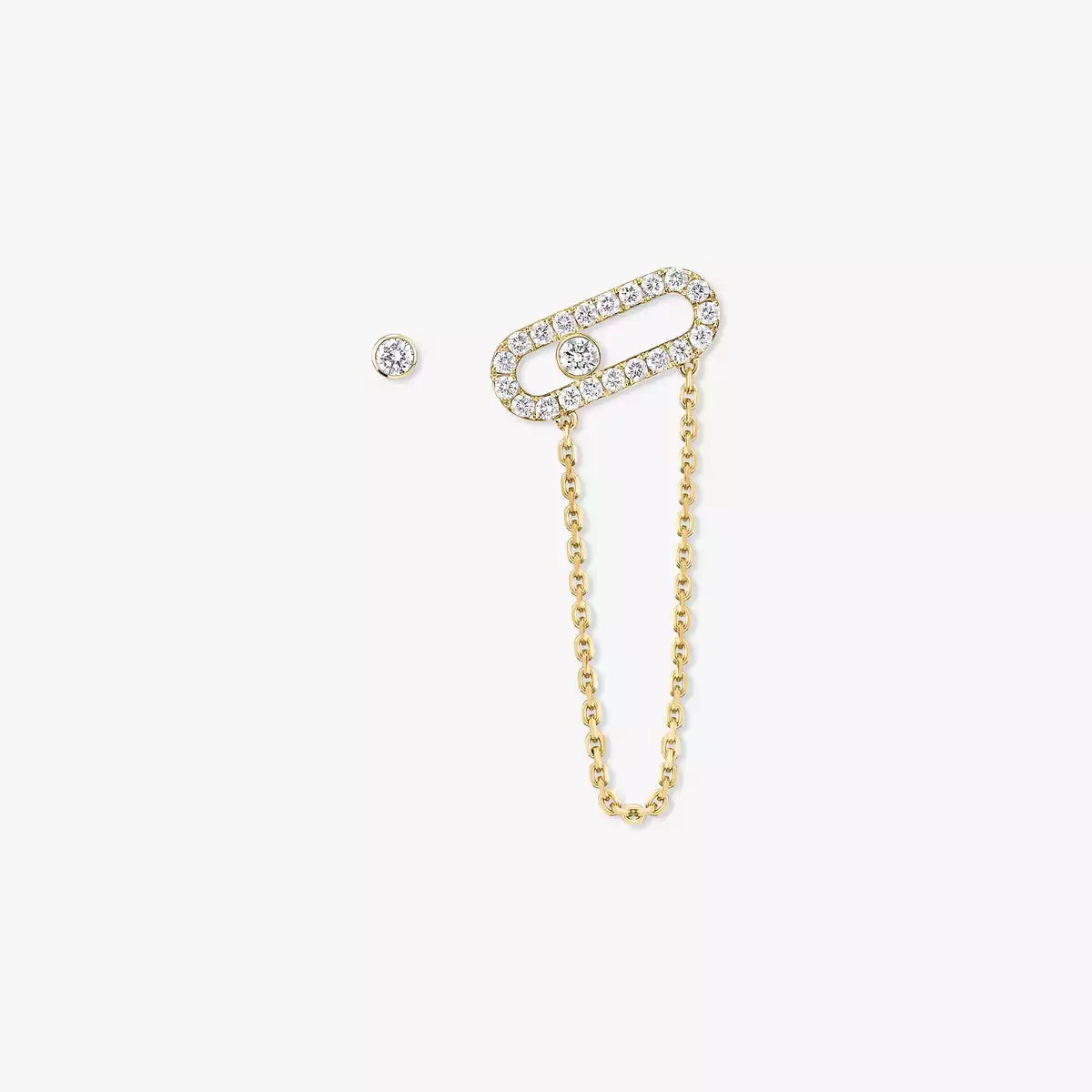 [Avelora]MOVE UNO ALL DIAMOND STUD EARRINGS