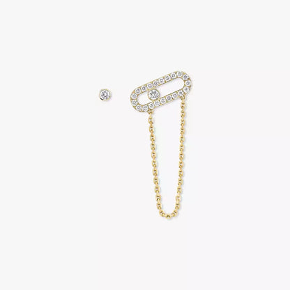 [Avelora]MOVE UNO ALL DIAMOND STUD EARRINGS