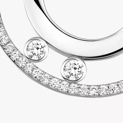 [Avelora]MOVE ROMANE SMALL DIAMOND HOOP EARRINGS