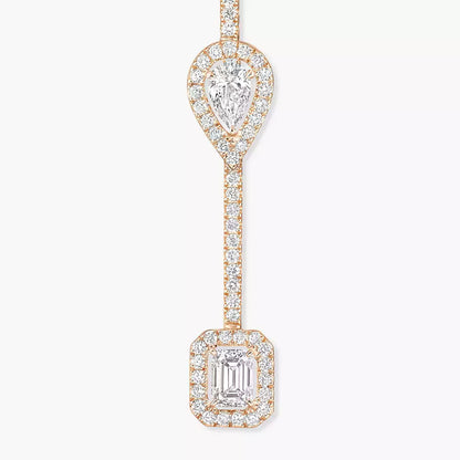 [Avelora]MY TWIN DIAMOND DROP EARRINGS