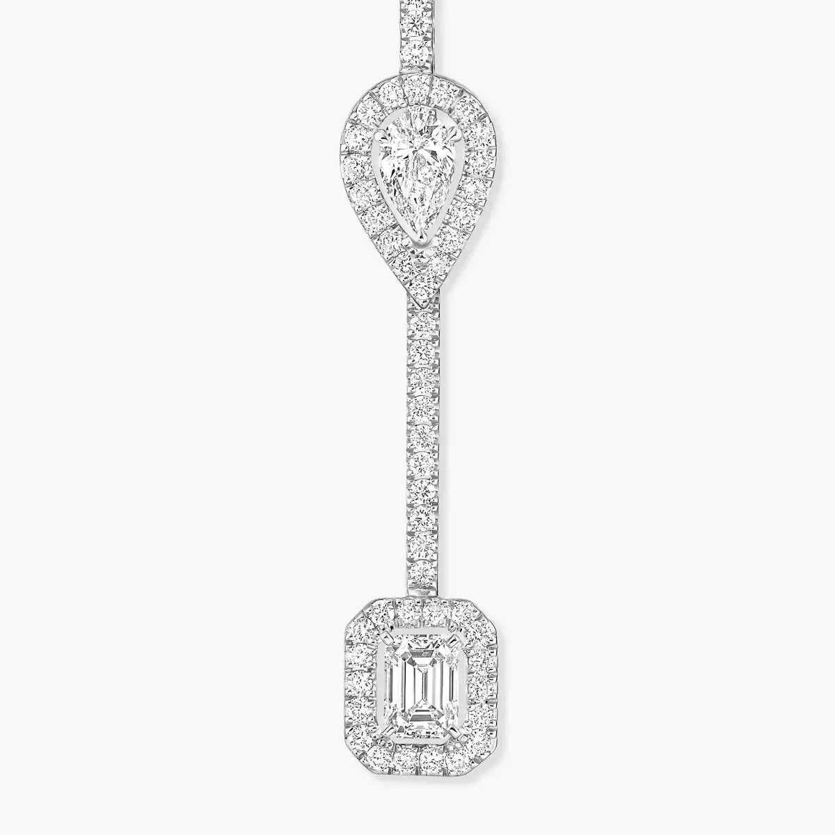 [Avelora]MY TWIN DIAMOND DROP EARRINGS