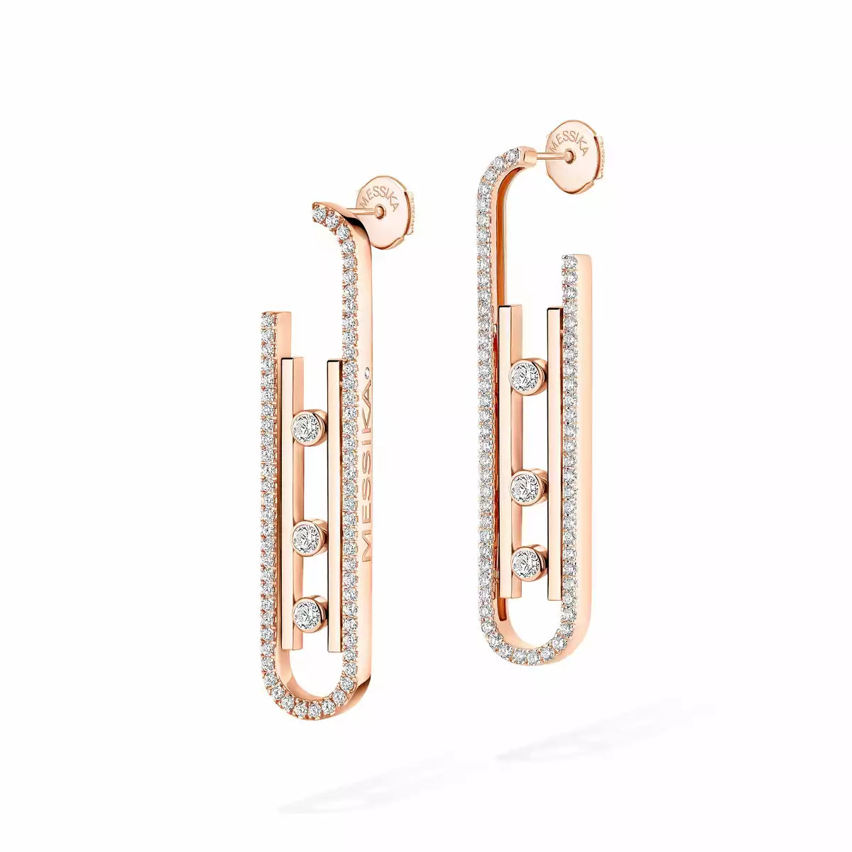 [Avelora]MOVE KINETIC DIAMOND PENDANT EARRINGS