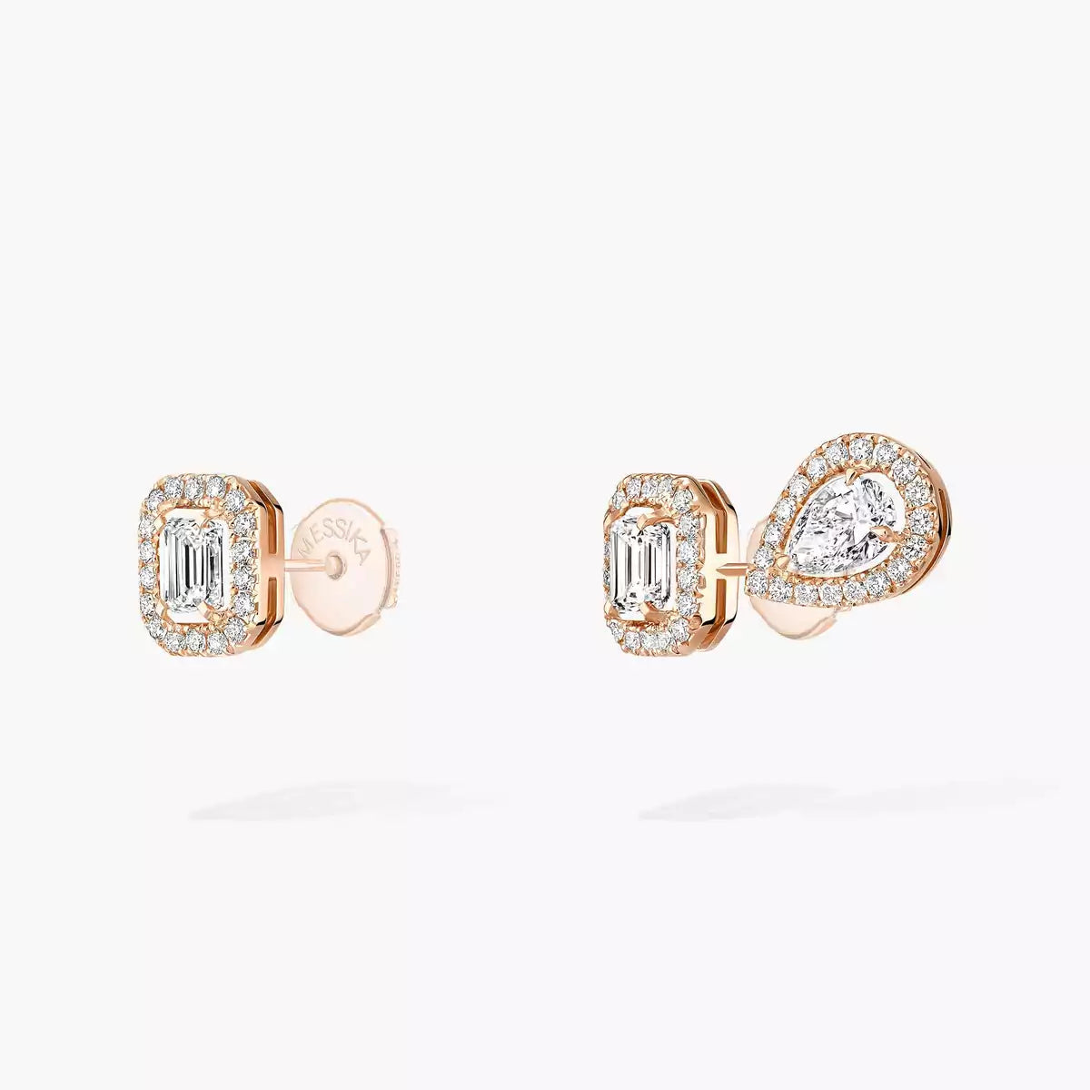 [Avelora]MY TWIN 1+2 DIAMOND EARRINGS