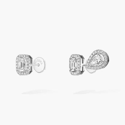 [Avelora]MY TWIN 1+2 DIAMOND EARRINGS