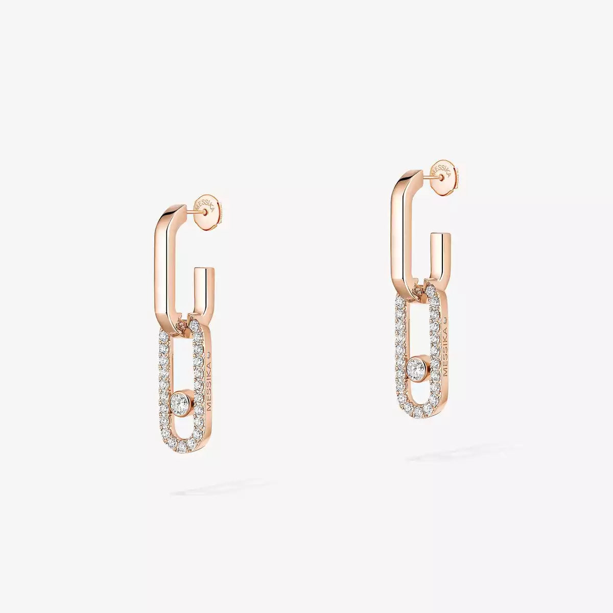 [Avelora]MOVE LINK KINETIC DIAMOND EARRINGS
