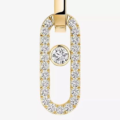[Avelora]MOVE LINK KINETIC DIAMOND EARRINGS