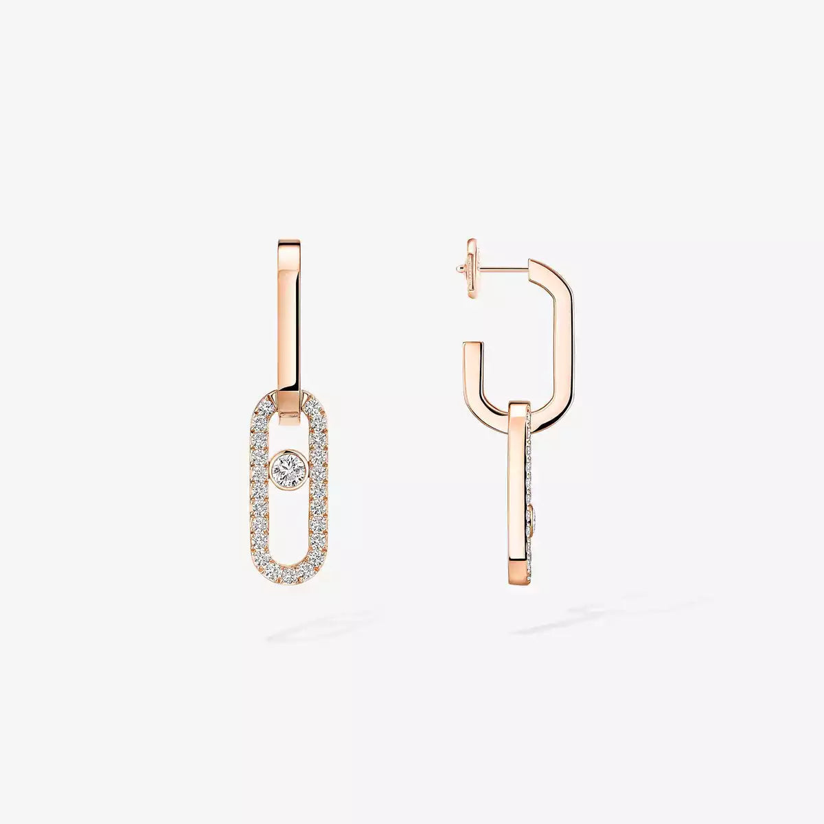 [Avelora]MOVE LINK KINETIC DIAMOND EARRINGS
